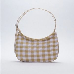 Zara Satin Effect Shoulder Bag